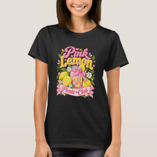 Pink Lemon Picnic Club – Retro Lemonade Summer T-Shirt