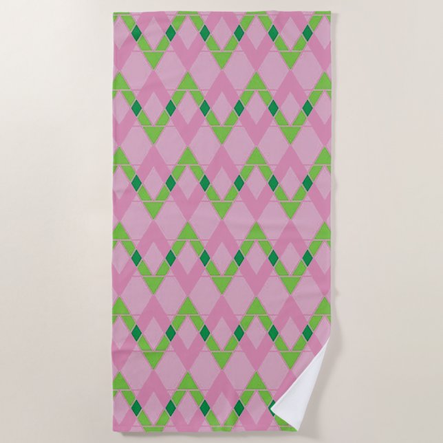 Pink Lemonade Beach Towel (Front)