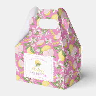 Pink Lemonade Birthday Favour Boxes