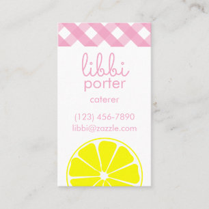 Pink Lemonade Business or Contact Cards
