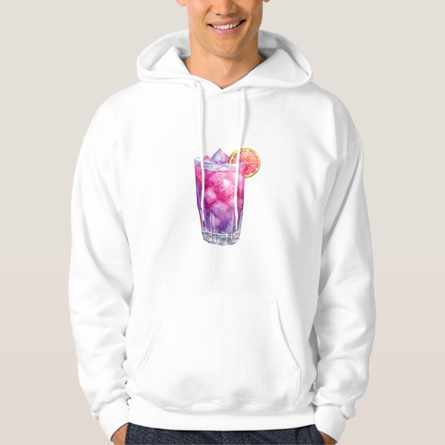 Pink Lemonade Cocktail Hoodie (Front)
