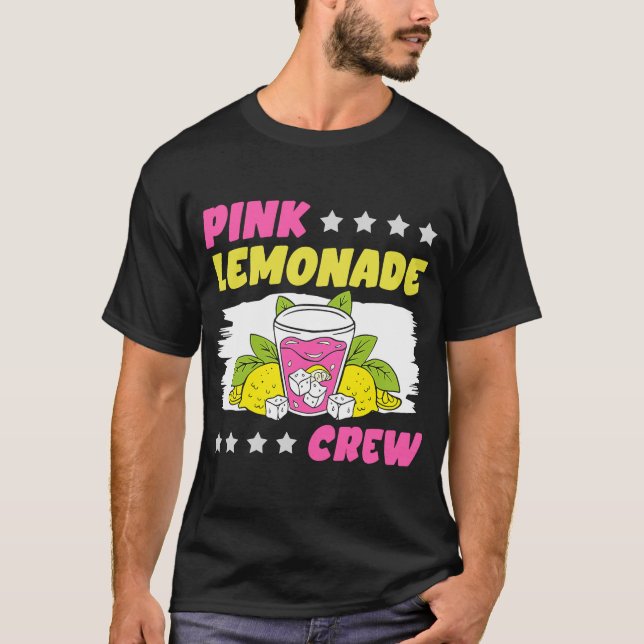 Pink Lemonade Crew Lemon Juice Boss  13 T-Shirt (Front)