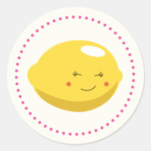 Pink Lemonade Favour Tags, Stickers, Seals