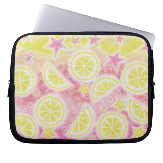Pink Lemonade laptop sleeve 10" (Front)