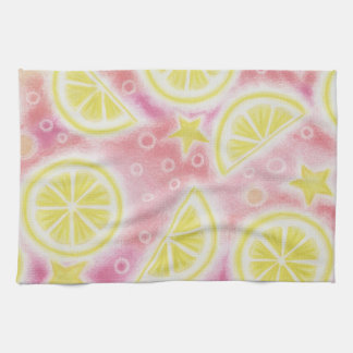 Pink Lemonade 'lemons' kitchen towel
