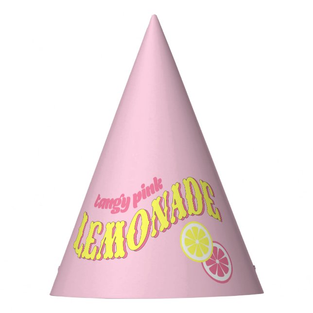 Pink Lemonade Party Hat (Front)