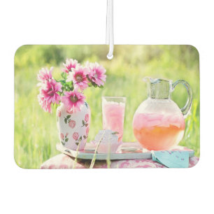 Pink lemonade picture car air freshener