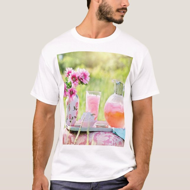 Pink lemonade picture T-Shirt (Front)
