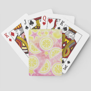Pink Lemonade playing cards