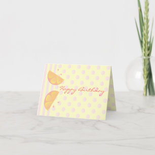 Pink Lemons Card