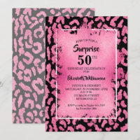 Pink Leopard Birthday Party