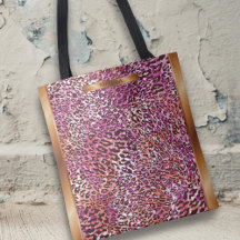Pink Leopard Camo Animal Print Pattern 