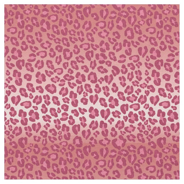 Pink Leopard Fabric (Close Up)