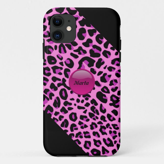 Pink Leopard iPhone5 Case (Back)