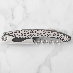Pink leopard pattern  corkscrew