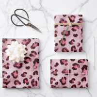Pink Leopard Print Artistic Wild Cat Fur Texture