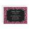 Pink Leopard Print Invitations