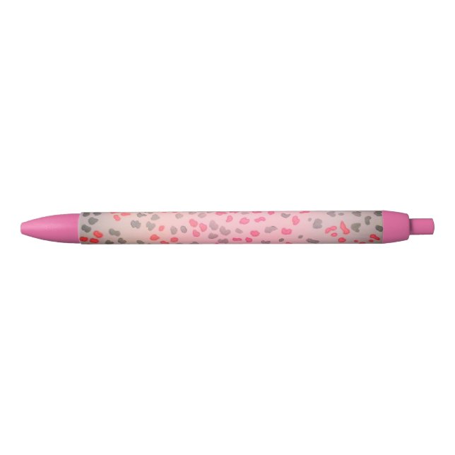 Pink Leopard Print Pen (Front)