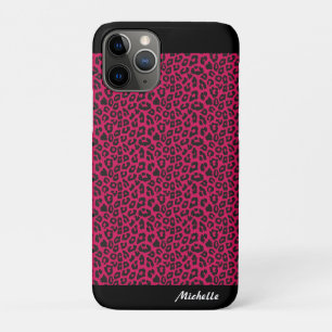 pink Leopard Print Personalised  Case-Mate iPhone Case