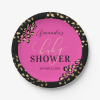 Pink Leopard Print Shower