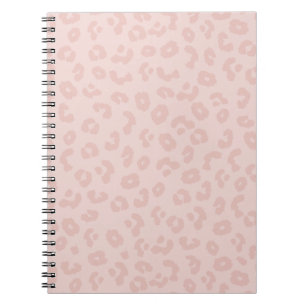 Pink Leopard Print Spiral Notebook
