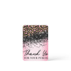 Pink Leopard Print Thank You For Your Order