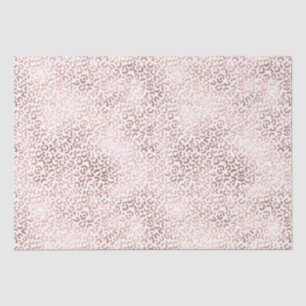 Pink Leopard Print Tissue Paper