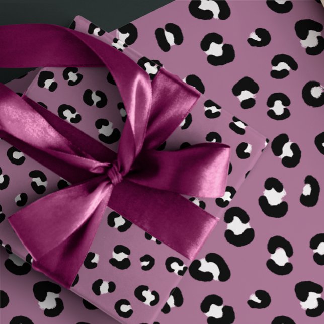 Pink Leopard Print Wrapping Paper (Creator Uploaded)