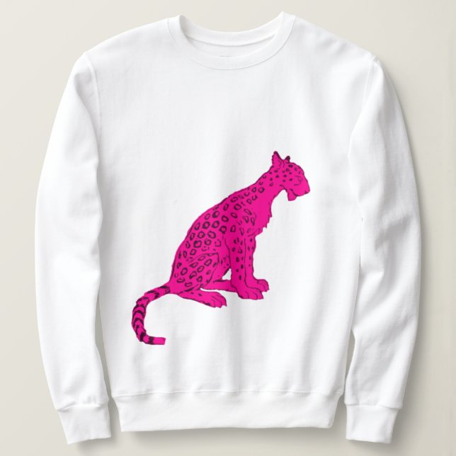 Pink Leopard Sweatshirt (Design Front)