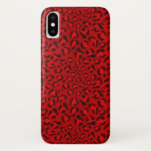 Pink leopard texture pattern. Case-Mate iPhone case (Back)