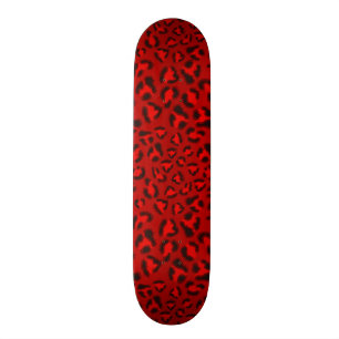 Pink leopard texture pattern. skateboard