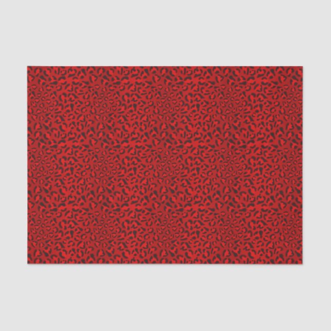 Pink leopard texture pattern. tissue paper (Front)