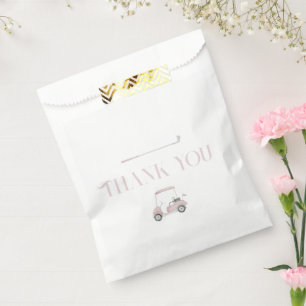 Pink let’s par tee Golf Birthday  Favour Bags