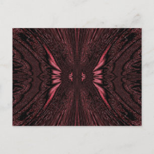 Pink Light Butterfly Postcard