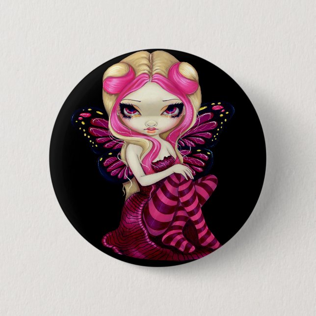 "Pink Lightning" Button (Front)