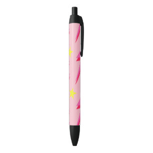 Pink Lightning Pattern Pen for Everyday Writing