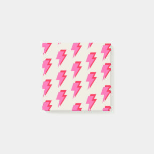 Pink Lightning Stylish Back-to-School Stationery  Post-it Notes
