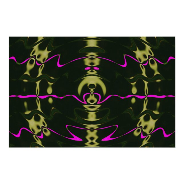 Pink Lights Canvas Poster (Front)