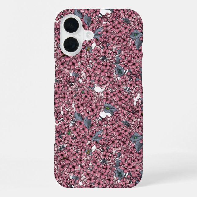 Pink Lilac garden iPhone Case (Back)