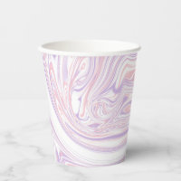 Pink Lilac Modern Abstract Liquid Marble Design