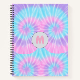 Pink & Lilac Tie-Dye Notebook