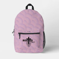 Pink Lilac Wavy Bubbles Rooted In Christ Christian