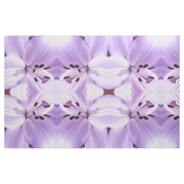 Pink Lilies Fabric (Yard)