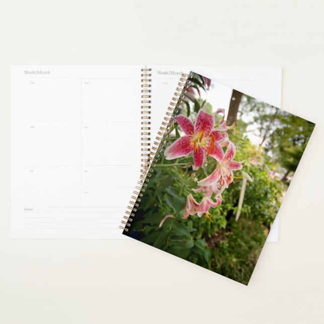 Pink Lillies Planner (Display)