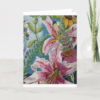 Pink Lilly notecards