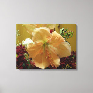 Pink Lily Bouquet Canvas Print