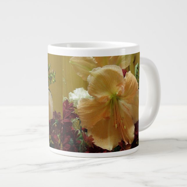 Pink Lily Bouquet Mug (Front Right)