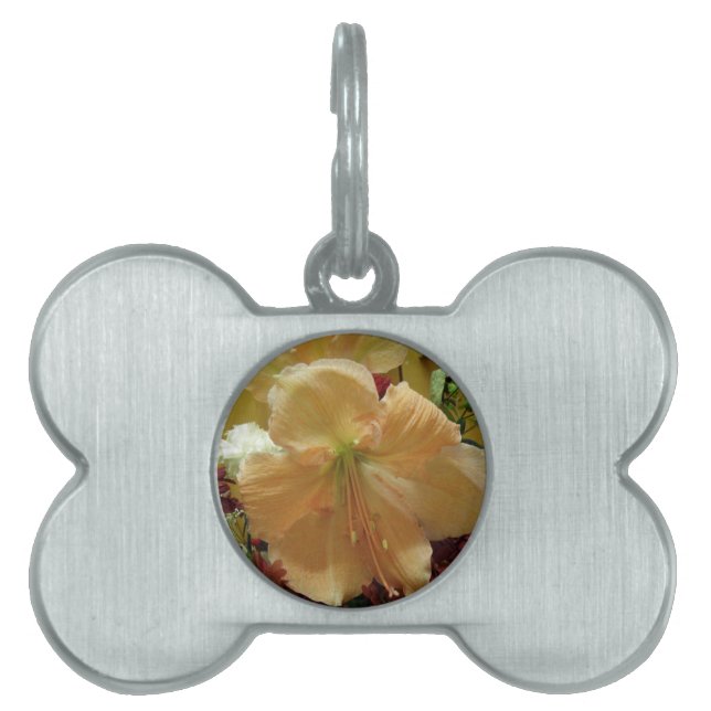 Pink Lily Bouquet Pet Tag (Front)