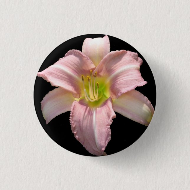 Pink Lily Button (Front)