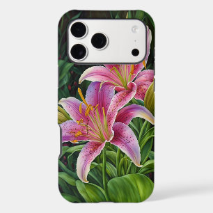 Pink Lily Flower Garden Art Phone Case